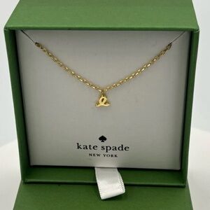 Kate Spade New York One In A Million “E” Initial Pendant Necklace